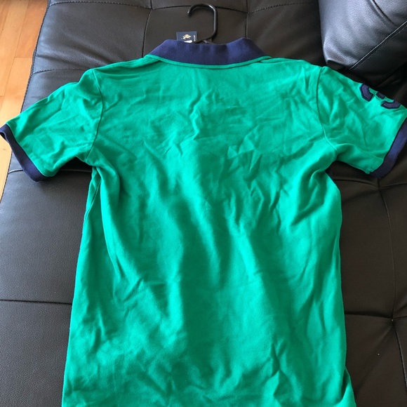 US Polo Association green polo size kids large - Picture 2 of 3